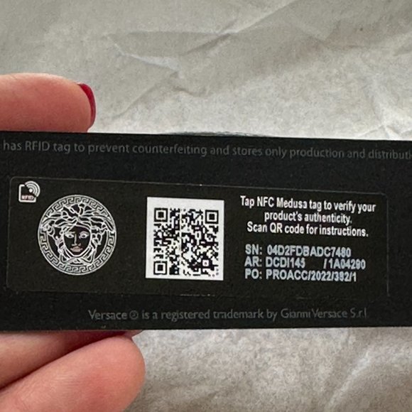 Versace Medusa Leather Belt in Silver NEW - Picture 9 of 10